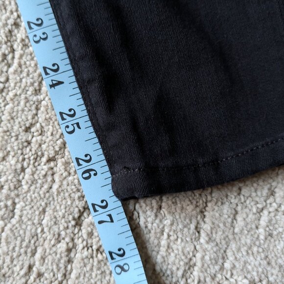 Express Legging Jeans Black Mid Rise Stretch Jegging Women’s 8 Short - Picture 9 of 9